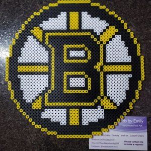 Boston Bruins Hockey Team Logo - Kids Room Decor